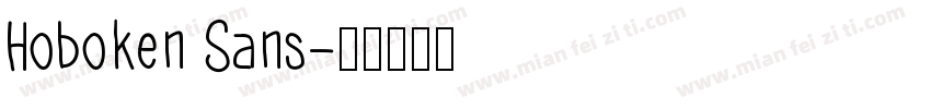 Hoboken Sans字体转换